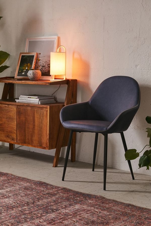 Remy faux leather hot sale armchair