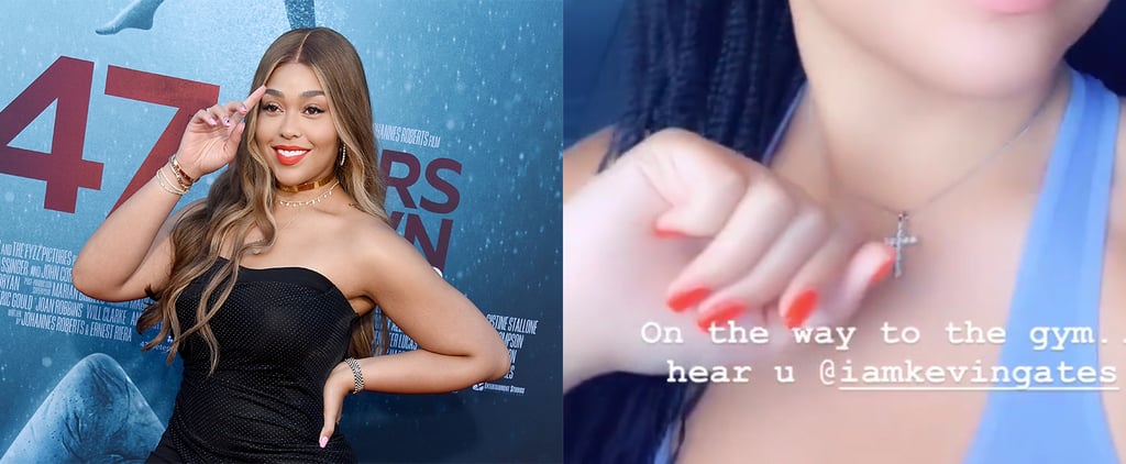 Jordyn Woods's Neon Orange Nail Polish Color