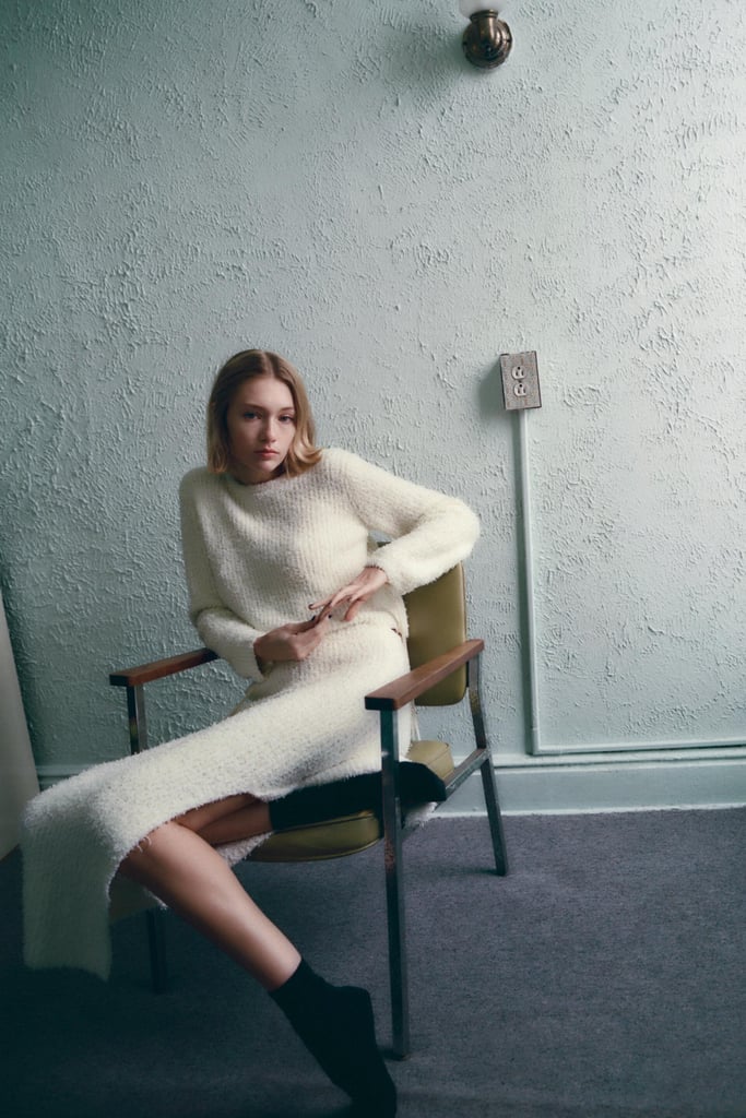 A Cozy Loungewear Set: Zara Faux-Fur Set
