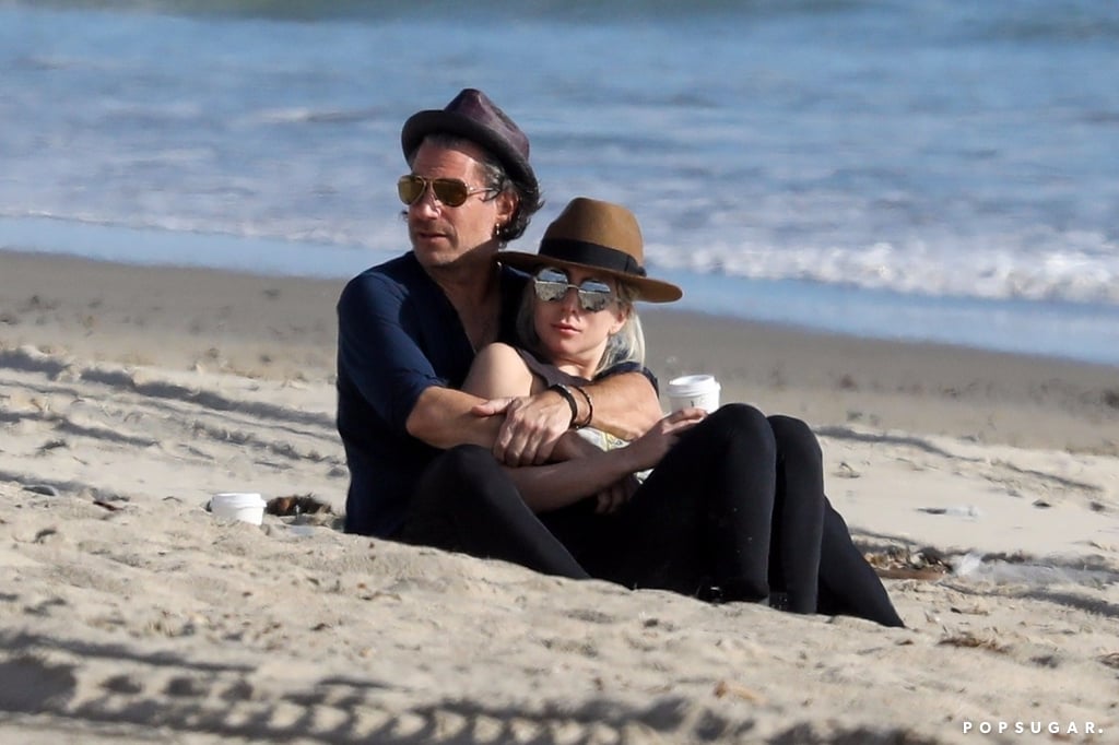Lady Gaga and Christian Carino at the Beach March 2018 Lady Gaga and Christian Carino at the Beach March 2018