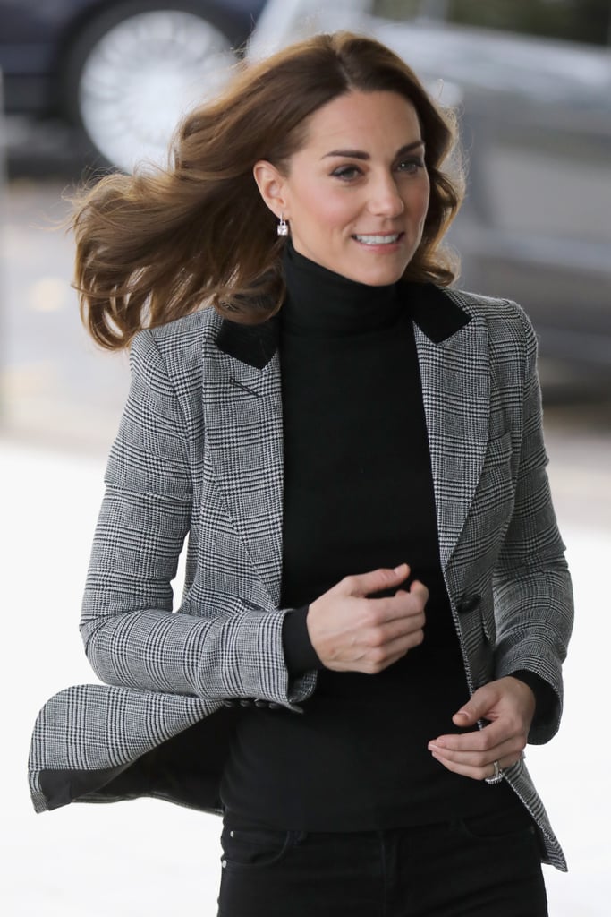 Kate Middleton Smythe Blazer and Skinny Jeans Oct 2018