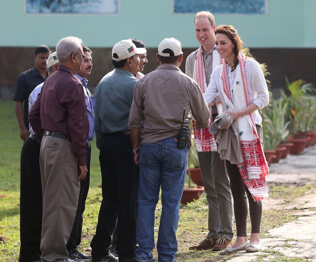 Kate Middleton Wearing Zara Pants in India 2016