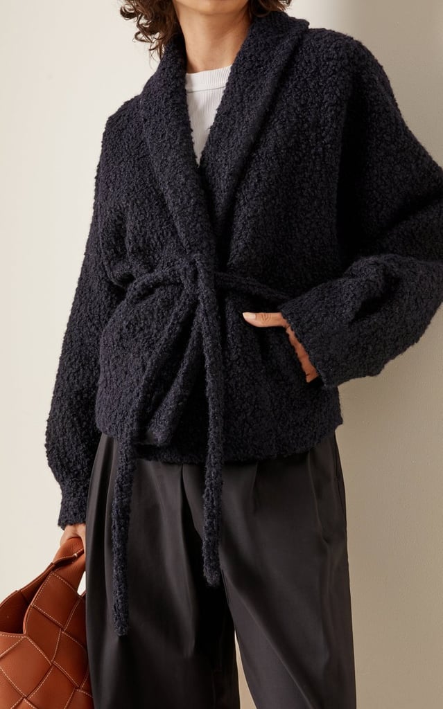 A Cosy Wrap Jacket: Le17 Septembre Shawl Collar Wool Jacket