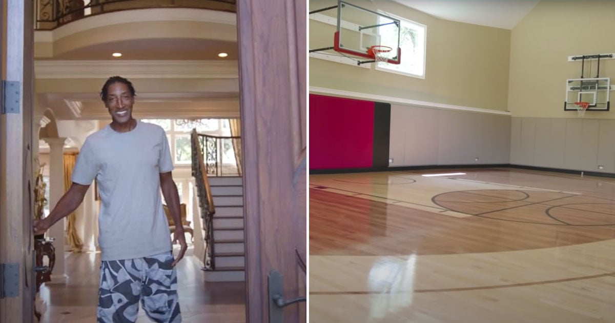 Inside Scottie Pippen's Chicago Mansion With An Indoor Court, Open Door