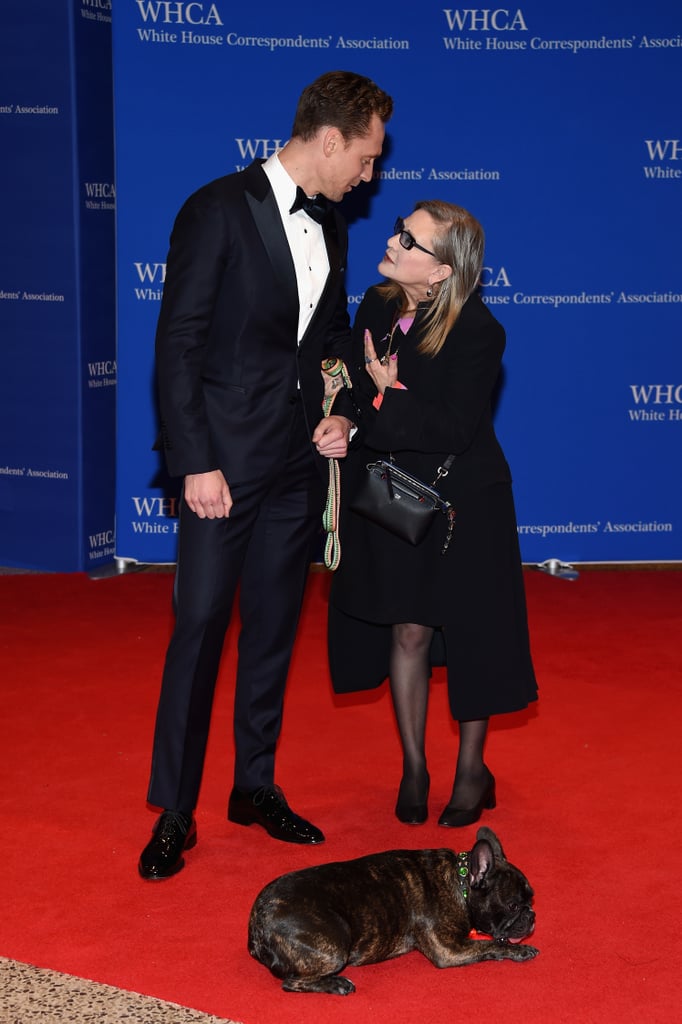 Carrie Fisher at the White House Correspondents' Dinner 2016