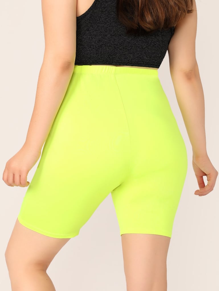 Shein Neon Lime Biker Shorts