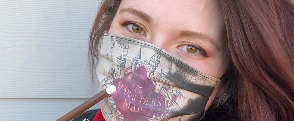 Harry Potter Marauder's Map Color-Changing Face Mask TikTok