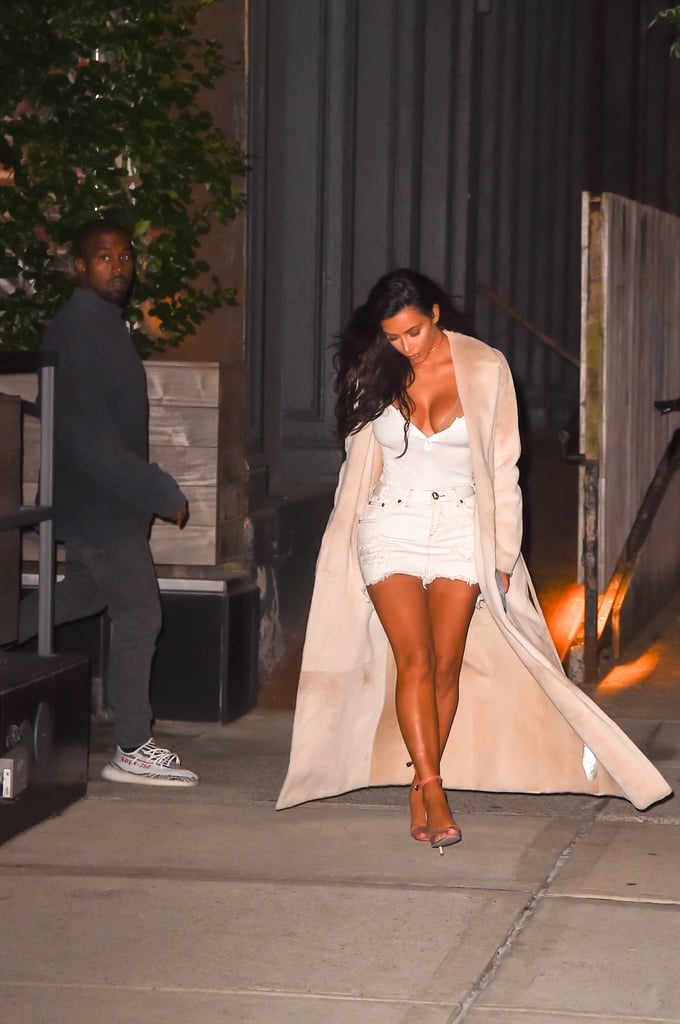 Kim Kardashian and Kanye West Out in NYC August 2016