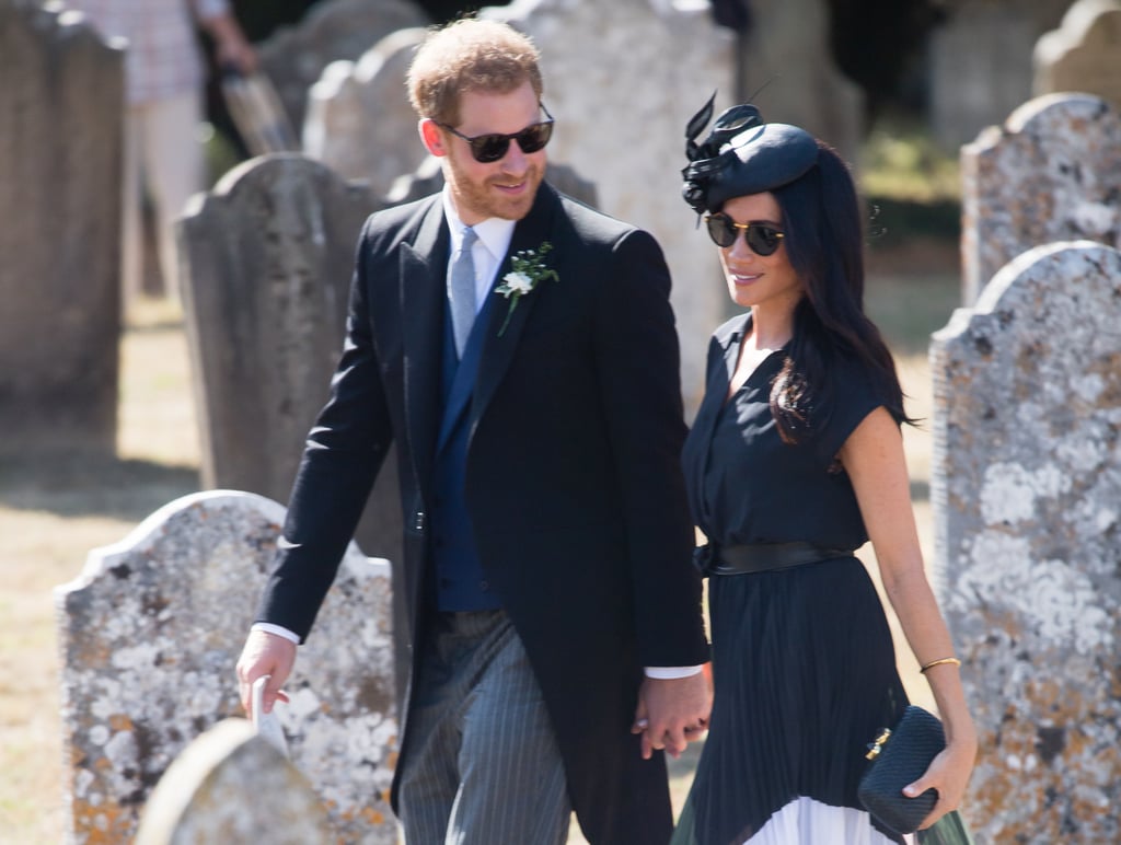 Prince Harry and Meghan Markle at Friend's Wedding 2018