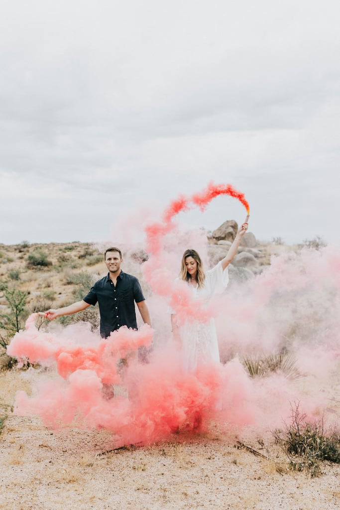 Gender Reveal Photoshoot of Woman Who Got Pregnant With IVF