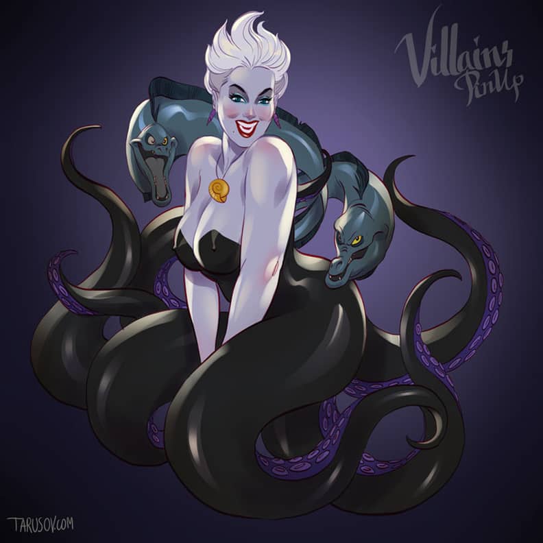 Sexy Disney Girl Villains Porn - Sexy Disney Villains Pinup Fan Art | POPSUGAR Love & Sex