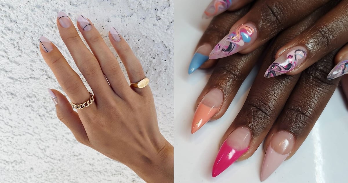 This Gel Manicure Trick Will Save Your Grown-Out Nails