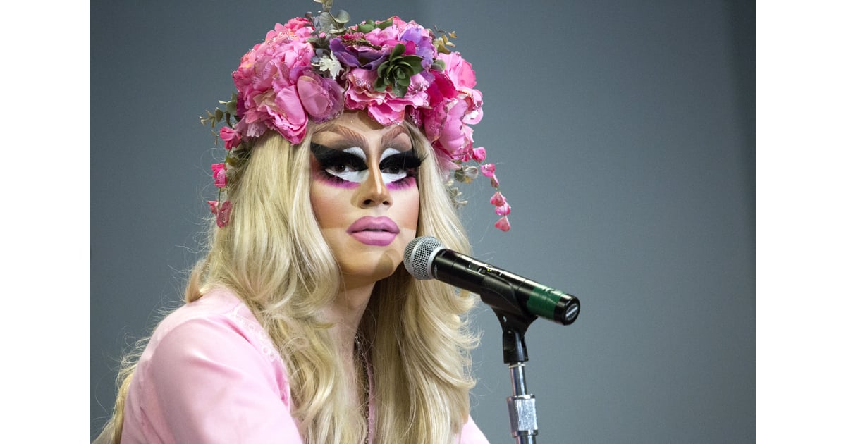 Trixie Mattel spoke to an audience at DragCon. DragCon 2017