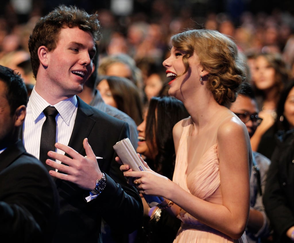 When he had a good laugh.