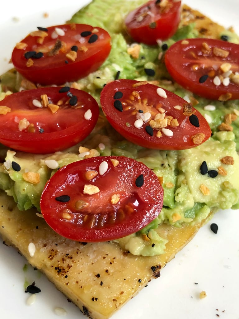 Low Carb Tofu Avocado Toast Popsugar Fitness