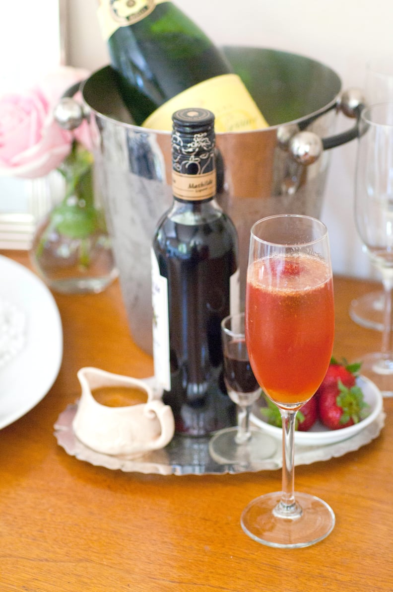 Audrey Hepburn Champagne Cocktail