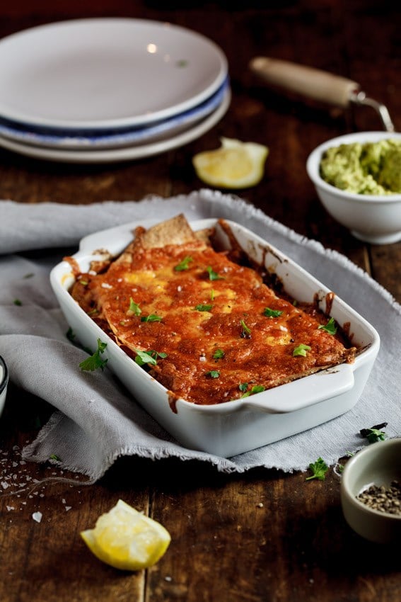 Vegetarian Enchilada Casserole