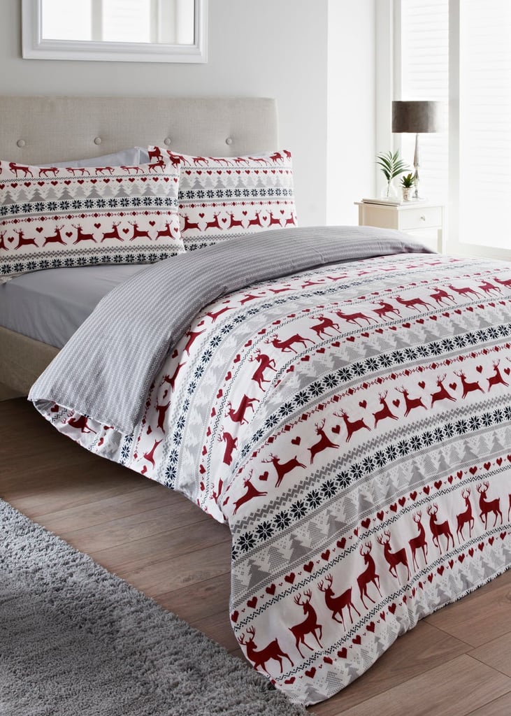 Matalan Fairisle Flannel Christmas Duvet Set The Best Christmas