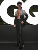 Lil Nas X Wears a Sequin Suit, Platform Boots, and Not Much Else at the GQ Men of the Year Awards