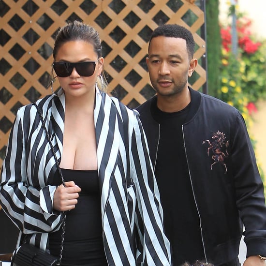 Chrissy Teigen's Black Dress May 2018