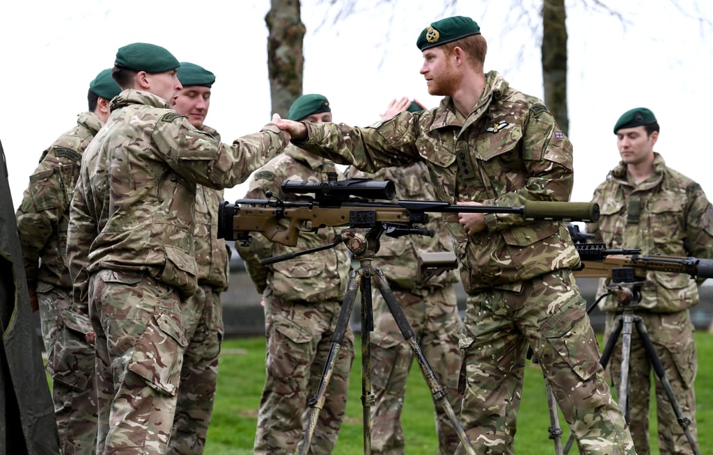 Prince Harry in Uniform at Green Beret Presentation 2019