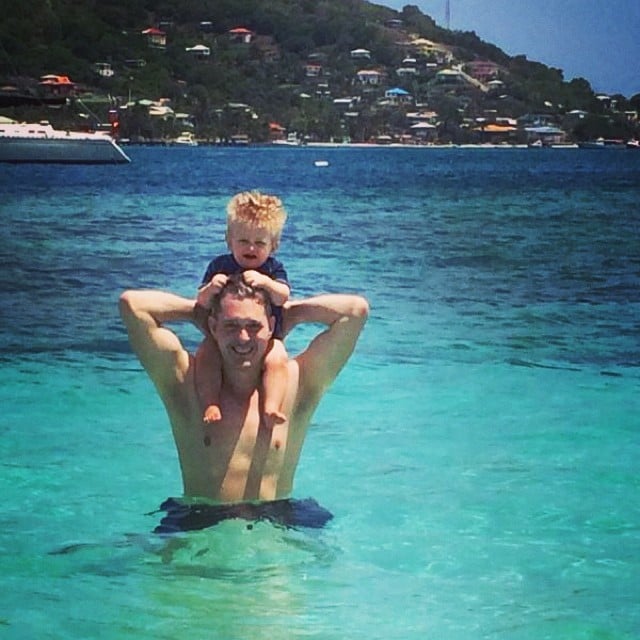 Noah and Michael Bublé enjoyed some vacation time on the beach.
Source: Instagram user michaelbuble