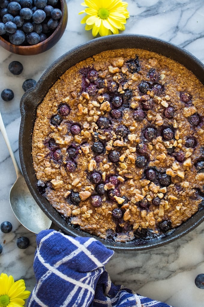 Blueberry Oatmeal Bake