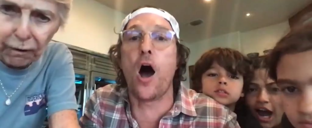 Matthew McConaughey Plays Bingo With a Senior Care Home
