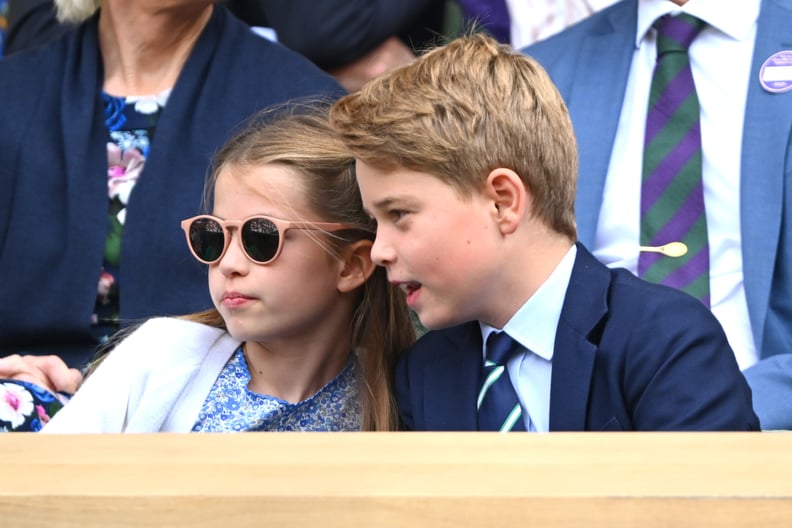Princess Charlotte and Prince at Wimbledon 2023 POPSUGAR Celebrity