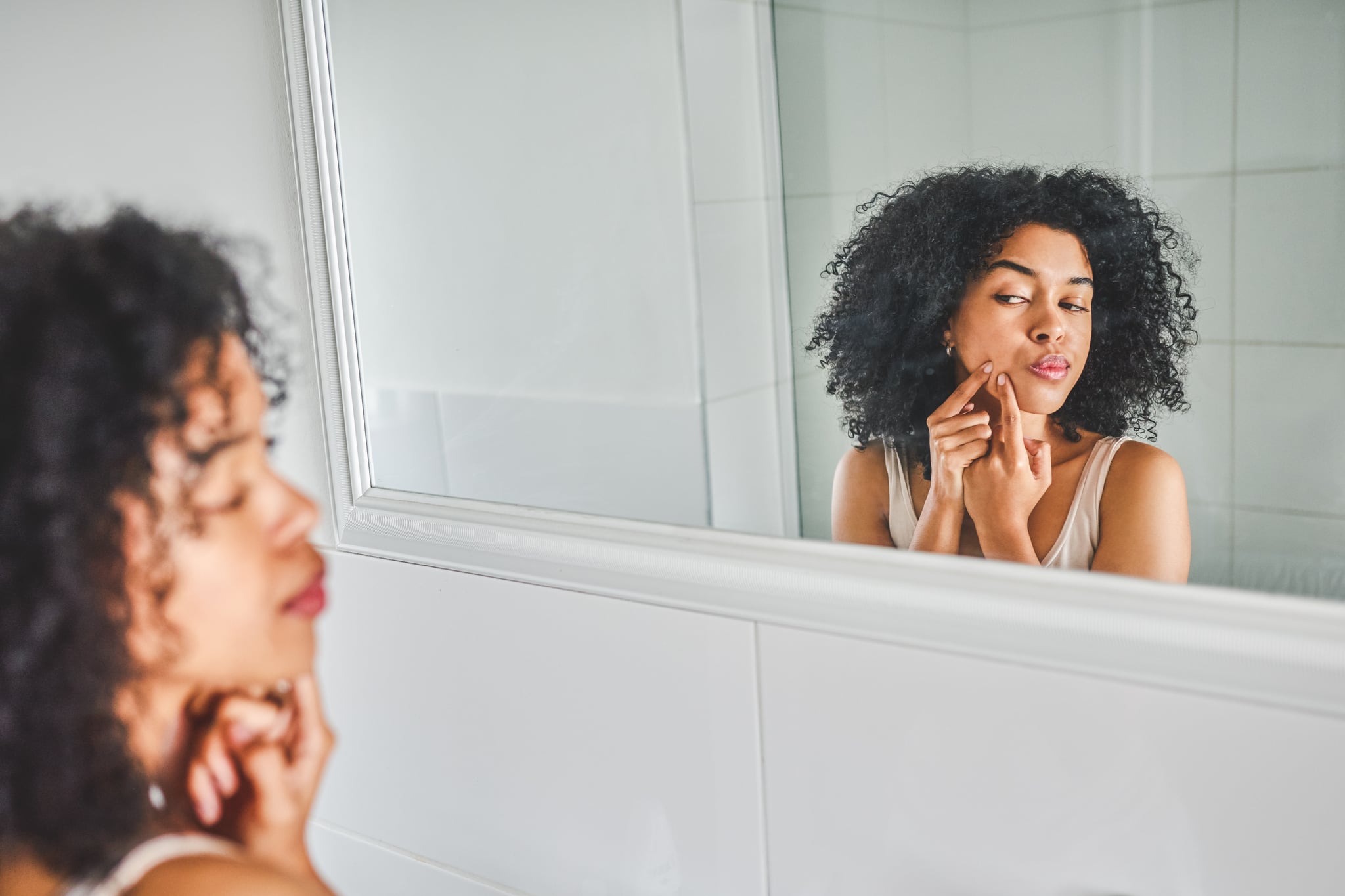 Can Pimples and Ingrown Hairs Grow in the Same Places? | Is That Bump a  Pimple or an Ingrown Hair? A Dermatologist Explains How to Tell | POPSUGAR  Beauty Photo 3