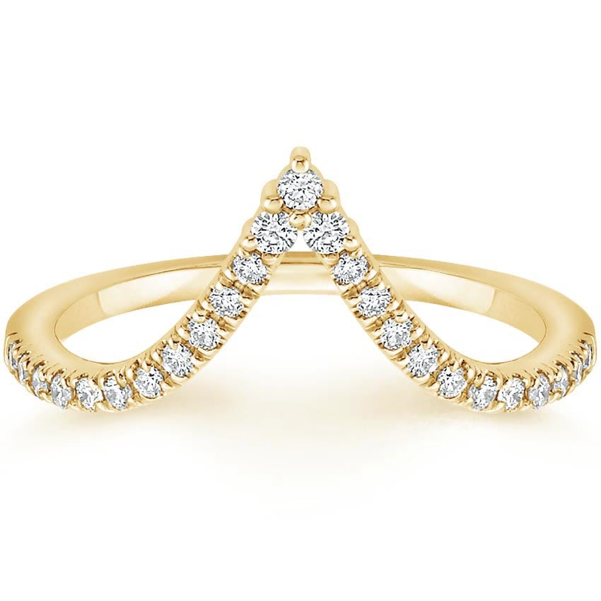 Brilliant Earth 18K Yellow Gold Nouveau Diamond Ring