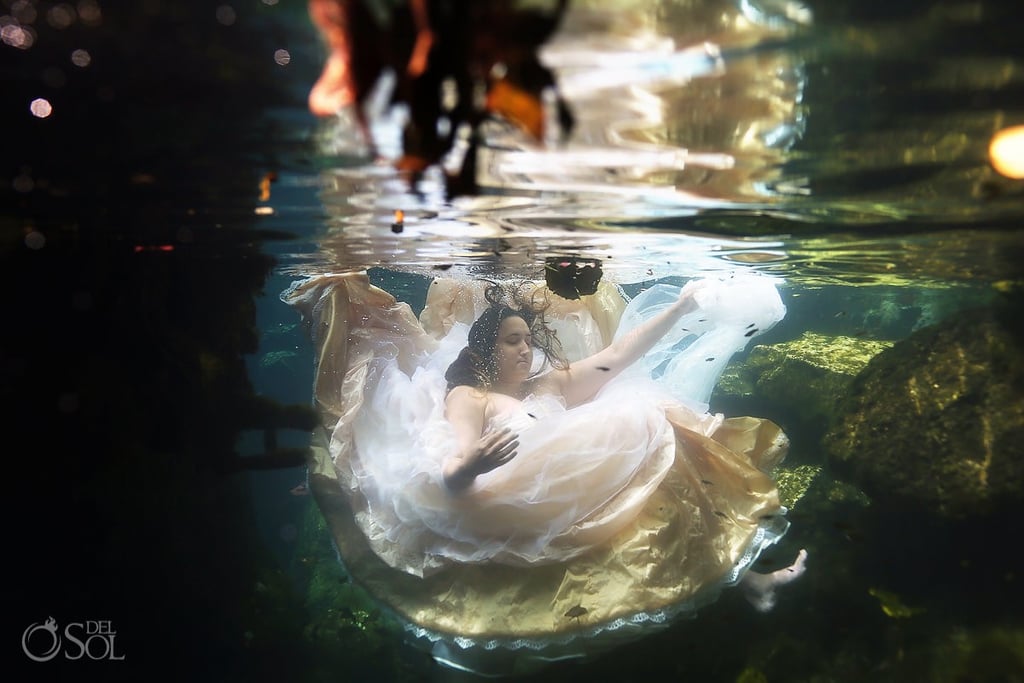 Healing Underwater Trash the Dress Photos