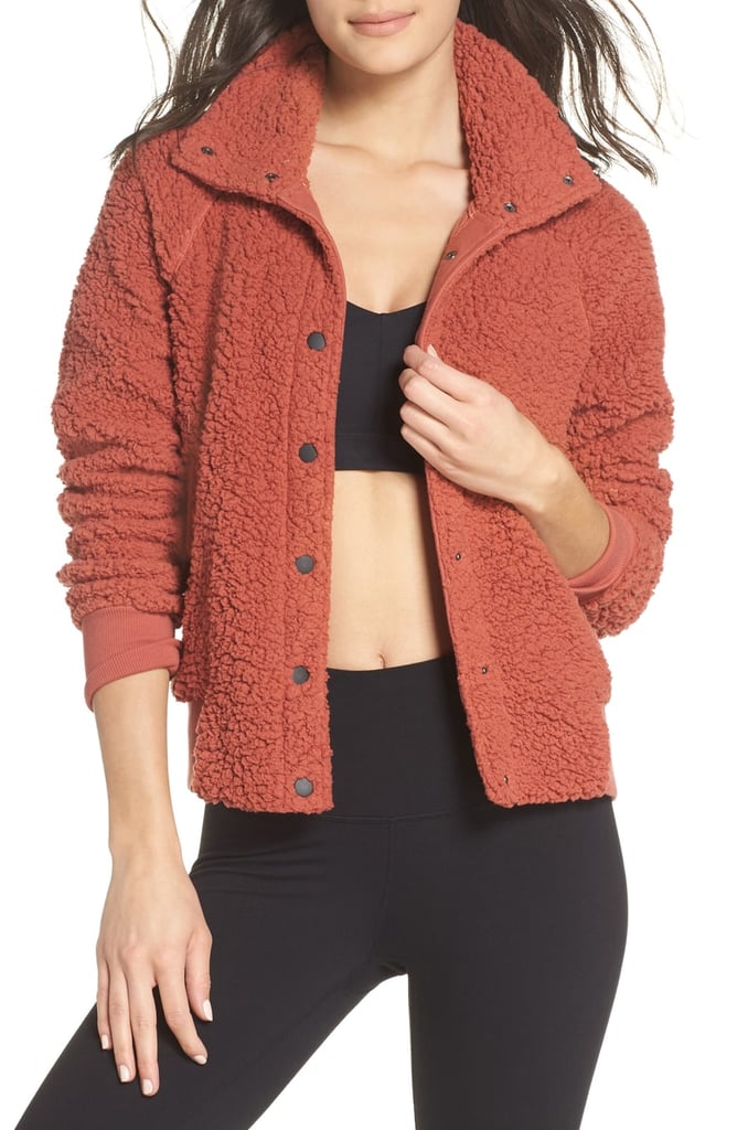 A Fleece Bomber Jacket