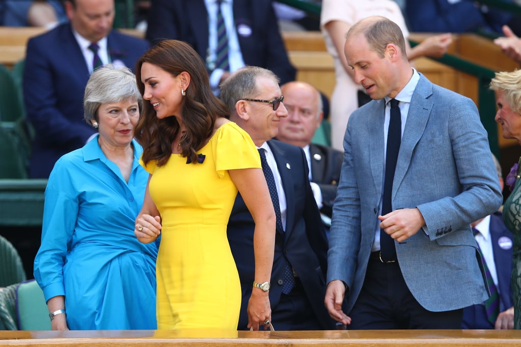 Kate Middleton Yellow Dress Wimbledon 2018