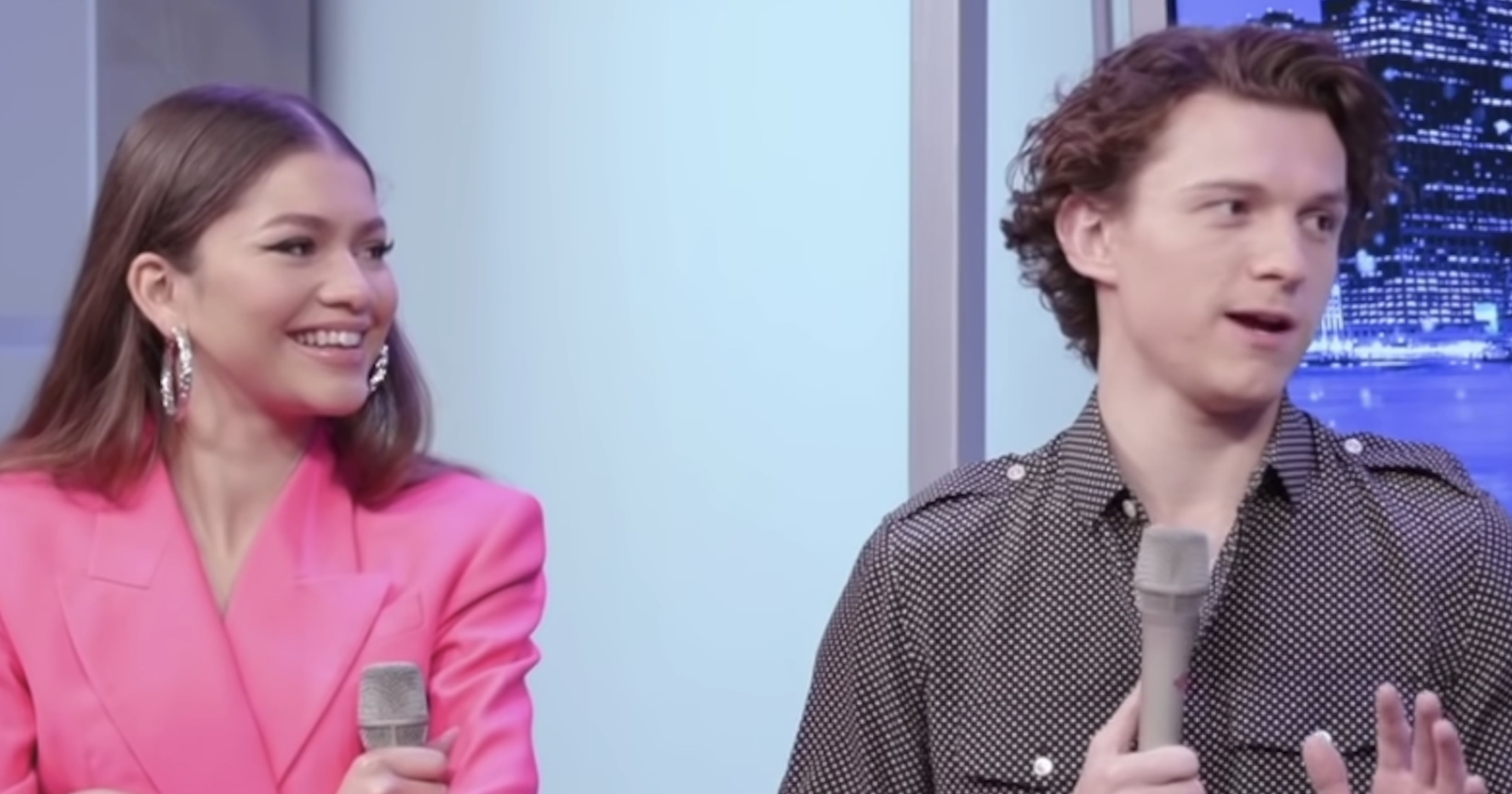 Zendaya and Tom Holland Address Their Height Difference | POPSUGAR