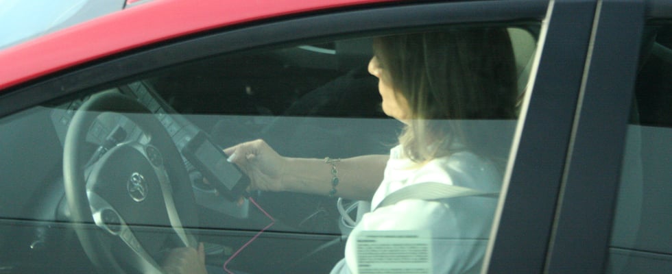 Texting While Driving Photo Billboard