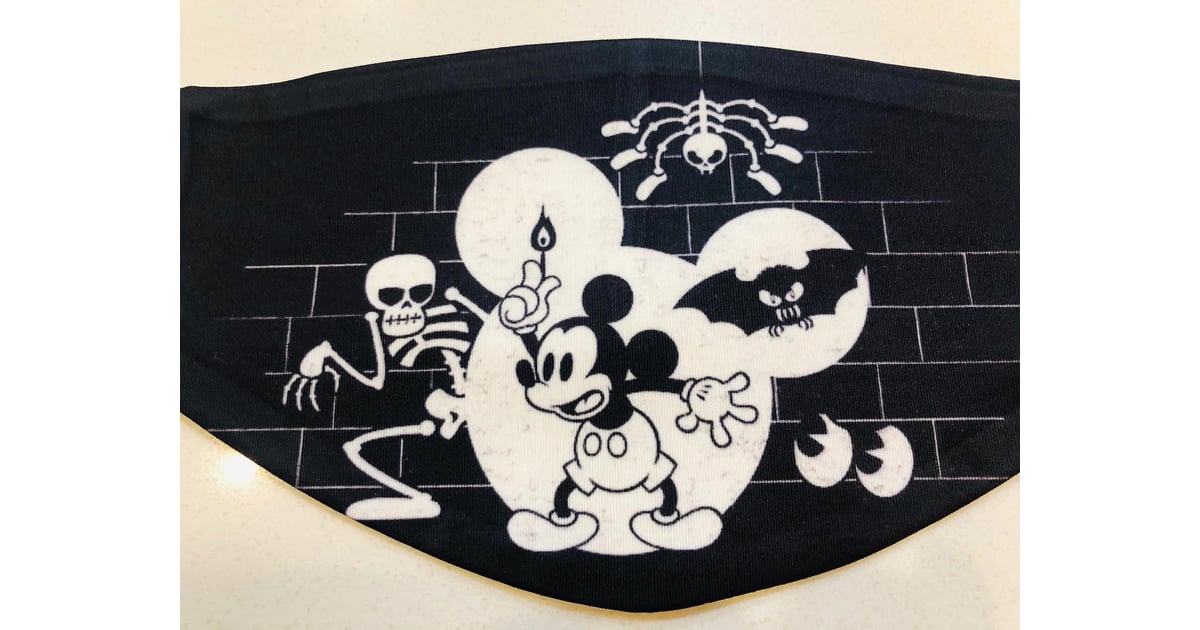 Spooky Mickey Face Mask Halloween Cloth Face Masks POPSUGAR Smart