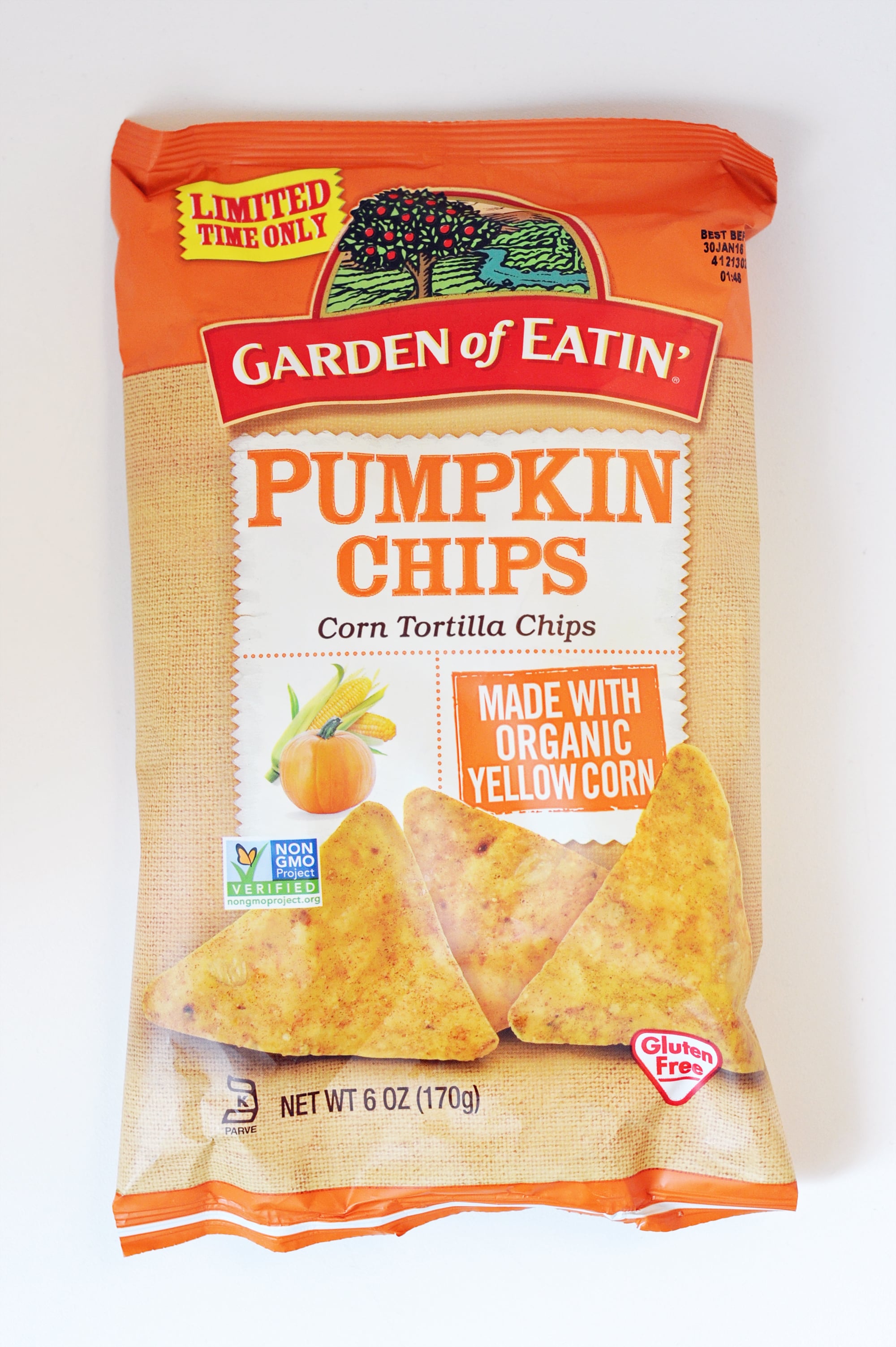 Garden Of Eatin Pumpkin Corn Tortilla Chips 124 Pumpkin Spice