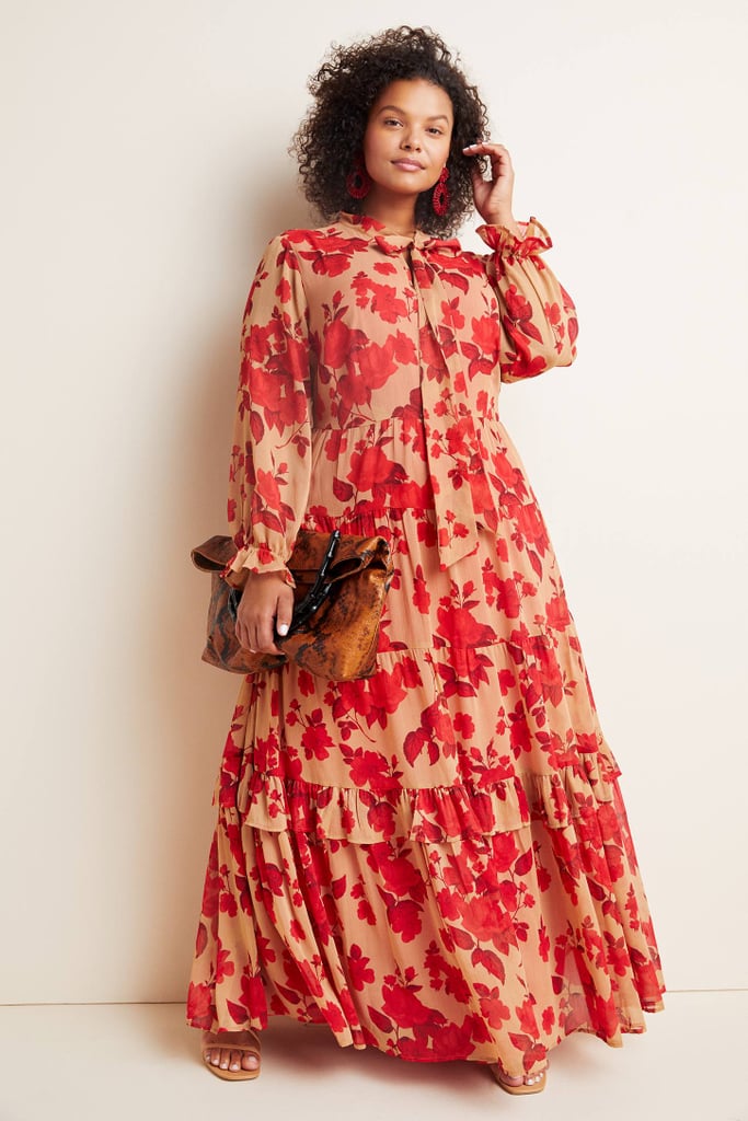 sheer maxi robe