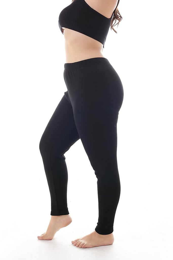 Zerdocean 100% Cotton Fleece-Lined Leggings