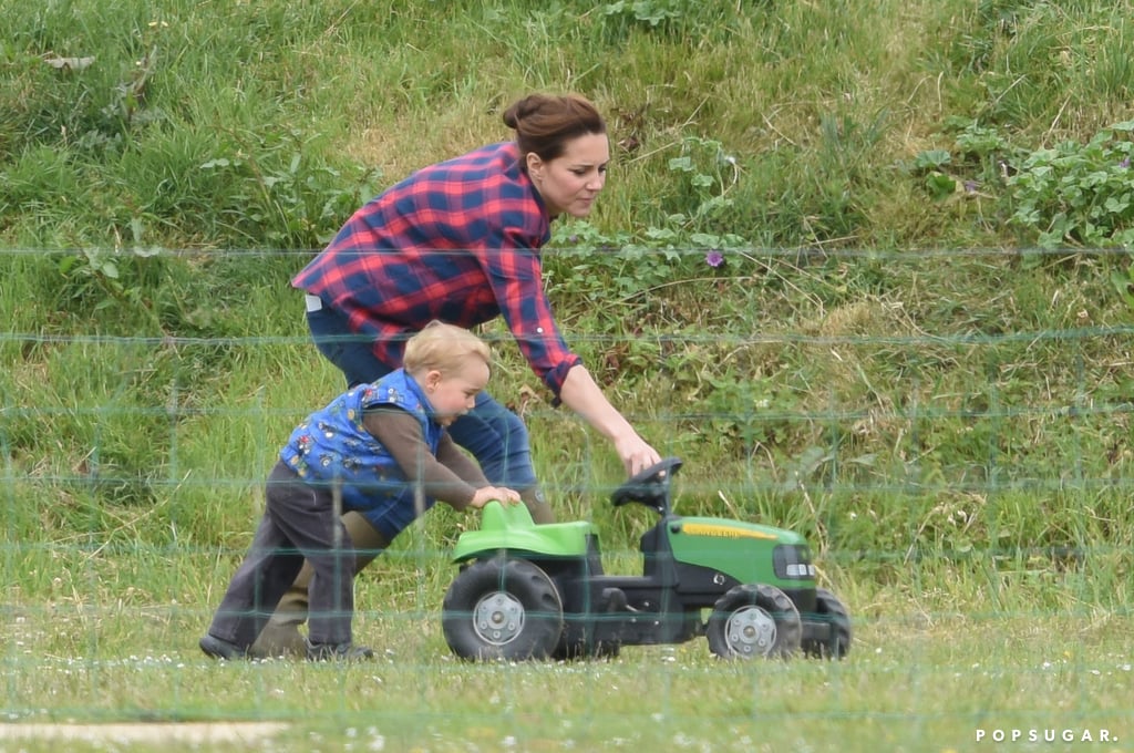 Kate Middleton and Prince George at the Park 2015 Pictures