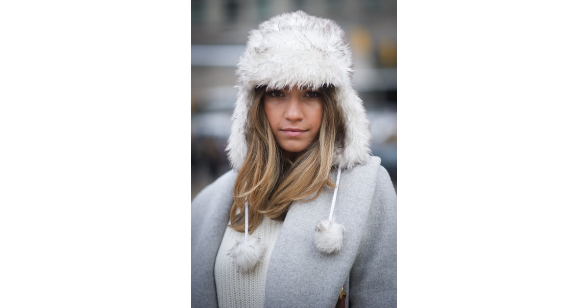 Fashion and function in the form of a furry trapper hat.