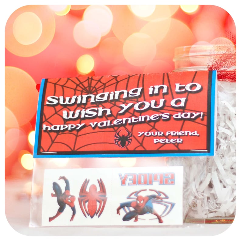 Personalized Spider-Man Goodie Bag Topper