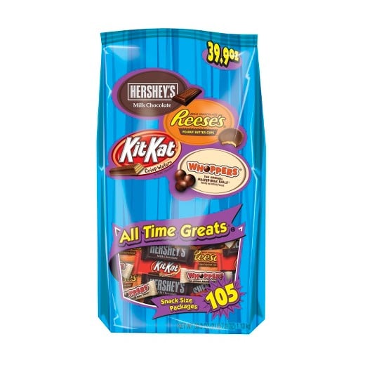 Hershey's All-Time Greats Chocolate Variety Pack, 105 Pieces