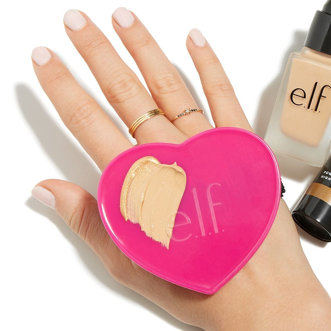 E.L.F. Heart-Shaped Makeup Mixing Palm Palette
