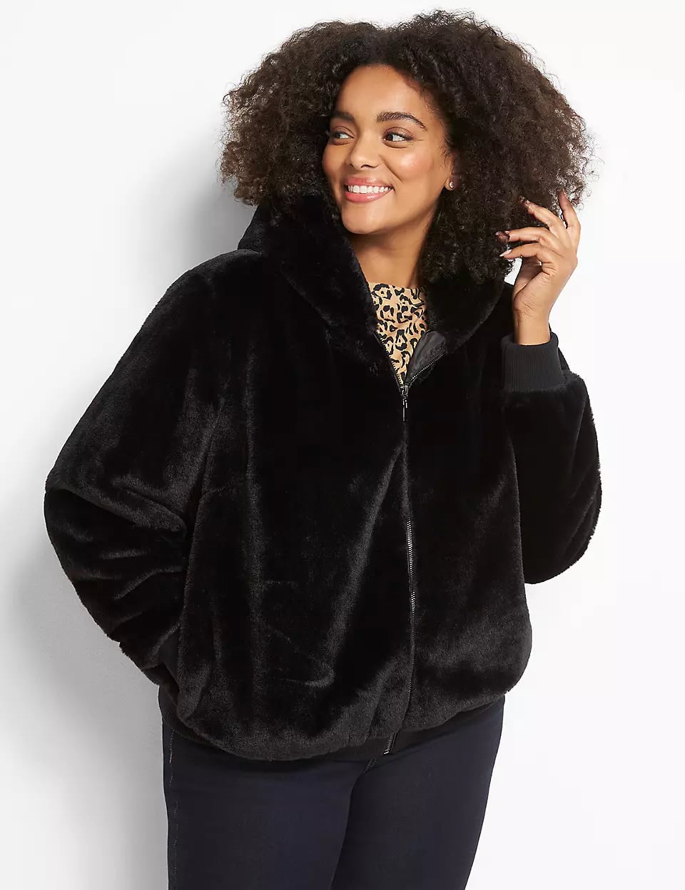 Lane bryant faux sales fur coats