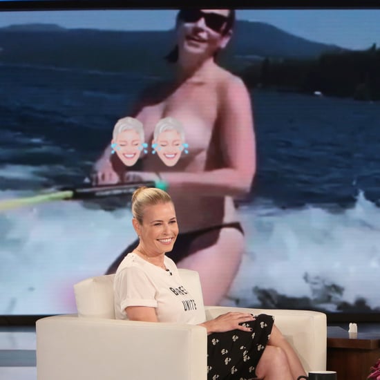 Chelsea Handler Talking About Boobs on Ellen DeGeneres 2017