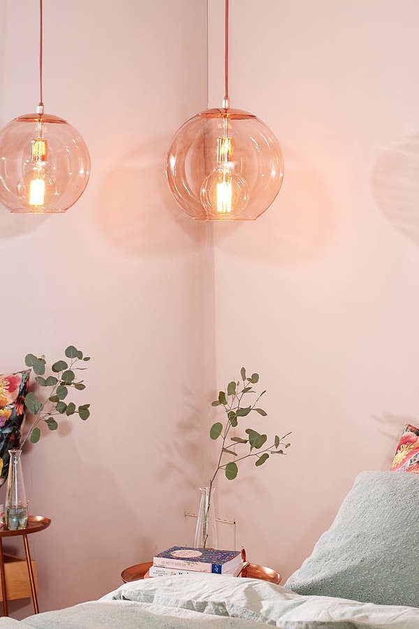 Glass Globe Pendant Light ($189)