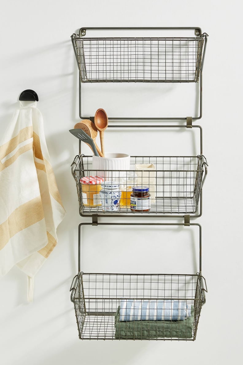 Three-Tier Basket Wall Storage