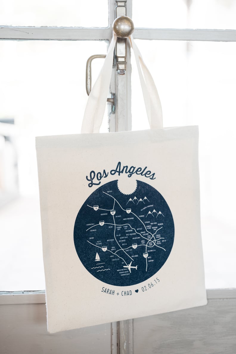 And guests can carry out any of the adorable DIYs you create in these city-pride totes
